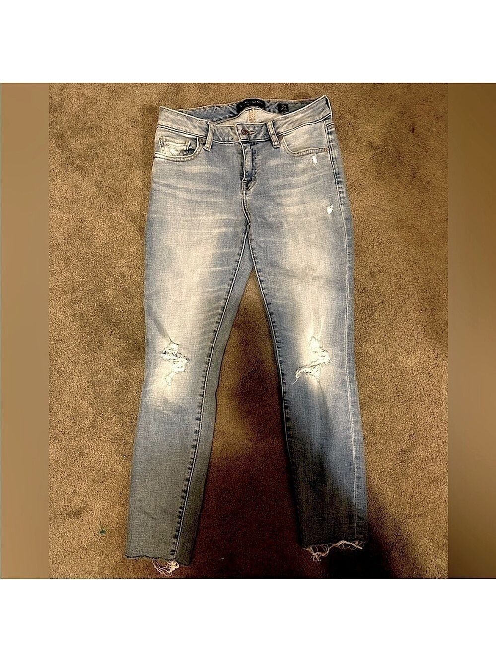 Lucky Brand Ankle Cheville Skinny Jeans Light Wash